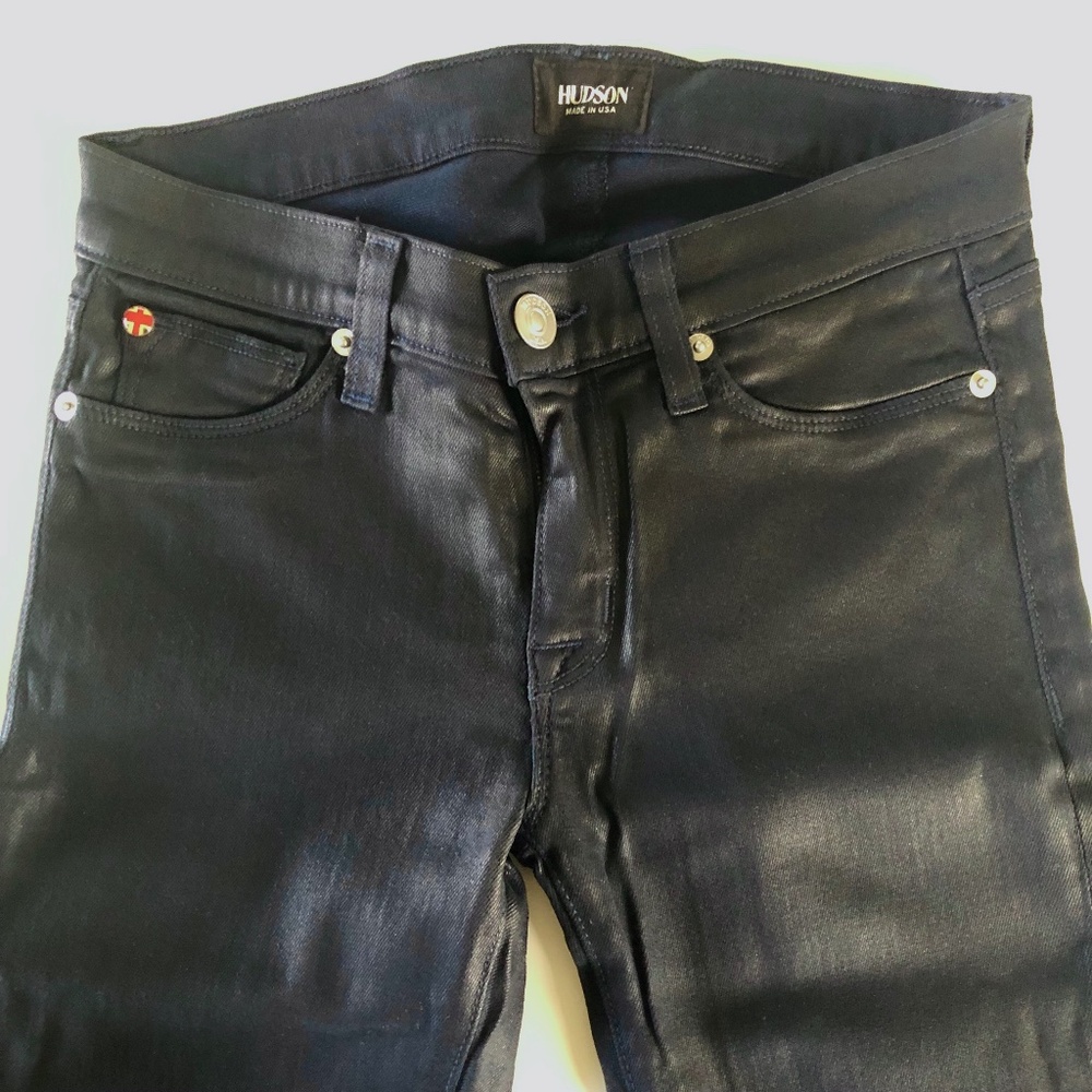 NWOT Hudson Waxed Jean in Dark Blue